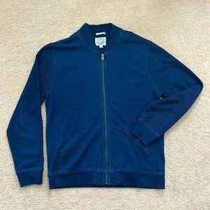 Men’s zippered casual sweat jacket